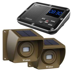 Wuloo Solar Driveway Motion Sensor Alarm