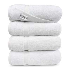 3. SALBAKOS 100% Organic Turkish Cotton Bath Towels
