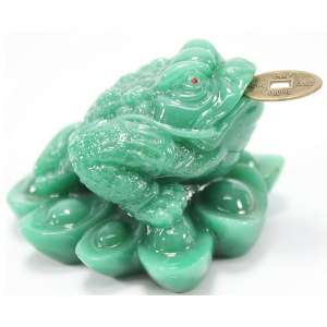 Fortune Coin Green Money Toad