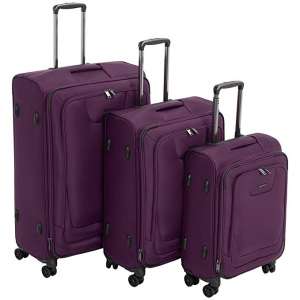 AmazonBasics Premium Expandable Spinner Luggage with TSA Lock