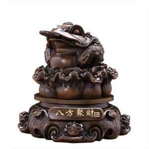 CUUYQ Wealth Frog/Money Toad Statues