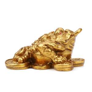 Brass Feng Shui Money Frog
