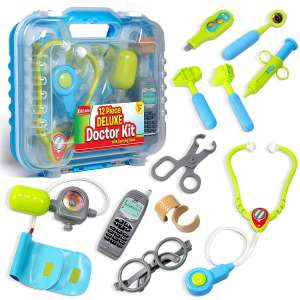 Kidzlane 12 Medical Equipment, Durable Kids Doctor Kit