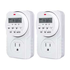 10. Brightown Heavy Duty Digital Programmable 7 Day Smart Outlet Timer
