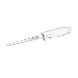 10. Proctor Silex Electric Fillet Knife, Lightweight w/ Contoured Grip, White