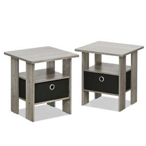 FURINNO Andrey End Table Nightstand