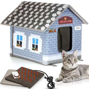 PETYELLA Heated Cat House - Easy to Assemble
