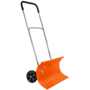 Ivation Snow Pusher 26" Wide with an Adjustable Handle