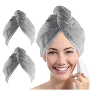 3. Youler Tex Microfiber Hair Towel