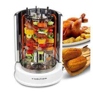 7. THRITOP Vertical Rotisserie Oven for Home- Broiling