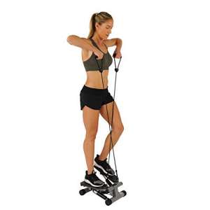 Sunny Health and Fitness Mini Stepper with Resistance Bands
