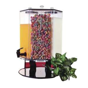 10. CHOICE ACRYLIC DISPLAYS Rotating Breakfast Cereal Dispensers