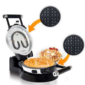 9. Secura Automatic 360 Non-stick Double Belgian Waffle Maker