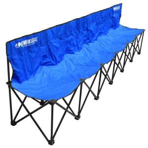 1. Kwik Goal 6-Seater Folding Sideline Bench