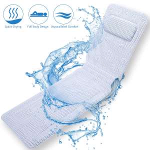 Sur-Soul Bath Pillow with Soft PVC and Suction Cups