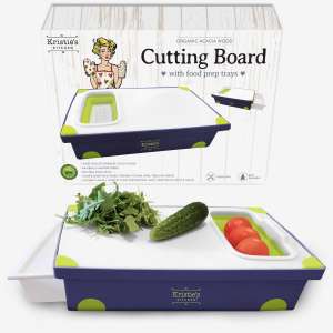 Kristie's Kitchen Cutting Board with Tray