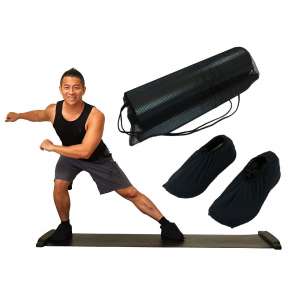 Balance 1 70 Inch Slide Board with Lycra Booties