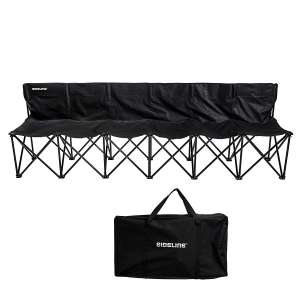 5. Franklin Sports Sideline Bench with a Carrying Bag - Easy Assembly