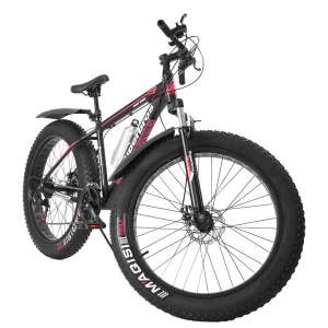JueNi 2020 Aluminum Steel Frame 17 inch Fat Tire Mountain Bike for Adult Men Women
