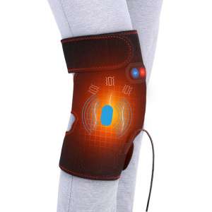 Yosoo Health Gear Heated Adjustable Massage Knee Brace for Cramps Arthritis