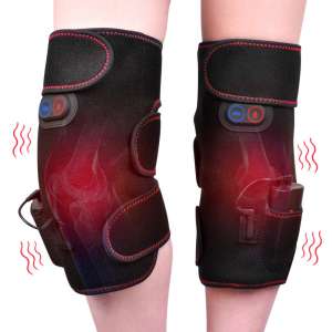 HailiCare Vibration Wireless Knee Massager Heated Knee Wrap
