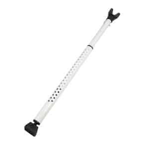 9. South Main 810185 Hardware Adjustable Security Bar, White
