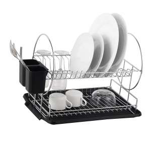 Neat-O Deluxe Chrome-plated Steel 2-Tier Dish Rack