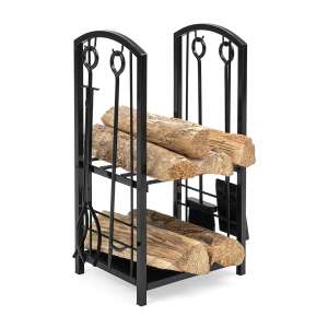 Best Choice Products 5-Piece Firewood Log Rack Holder Tool Set