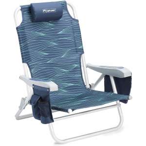 Lightspeed Outdoors Reclining Backpack Beach Chair