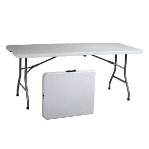 Office Star Resin Multipurpose Rectangle Small Folding Table