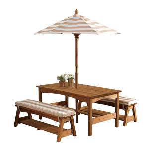 KidKraft 00 Outdoor Picnic Table and Bench Set