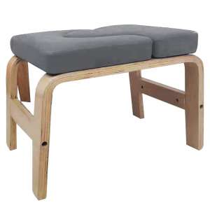 BIGTREE Yoga Headstand Bench Wood and PU Pad