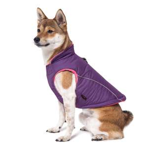 Gooby Fleece-Lined Dog Jacket with a Reflective Lining