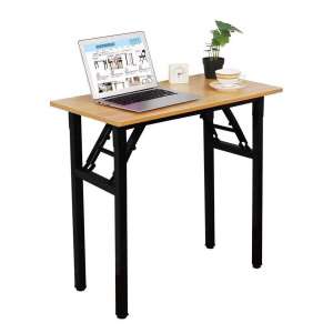 Need Small Desk Folding No Assembly Heavy-Duty Table