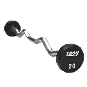 Troy urethane 12 Sided Curl Barbell 110lbs