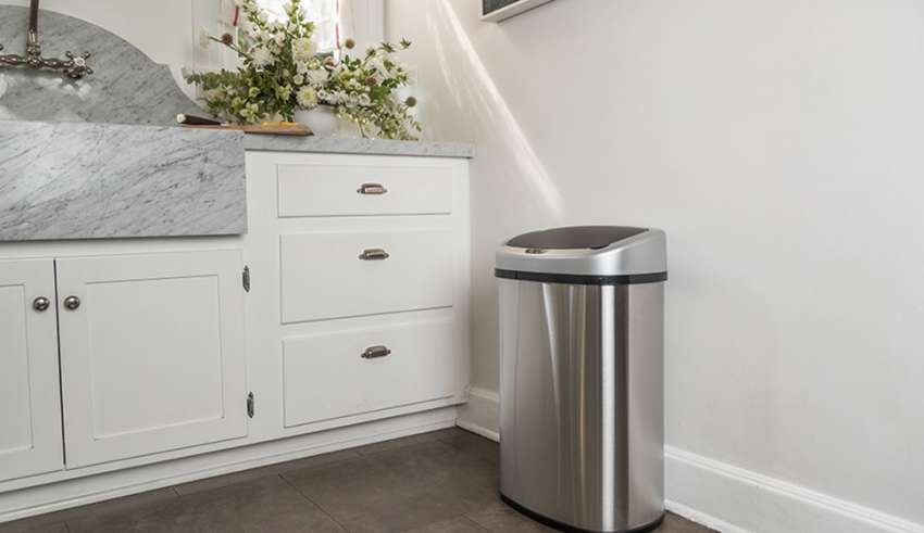 Stainless Steel Trash Can 