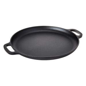 Home-Complete Cast Iron Pizza Pan