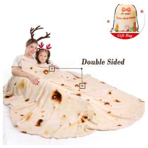 Mermaker Burritos 2.0 Double Sided Blanket for Adults