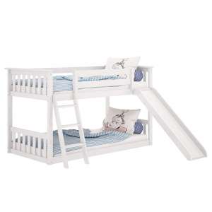 Max & Lily Solid Wood Twin Low Bunk Bed