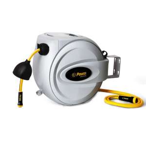 Power Products USA Retractable Hose Reel - Wall Mounted