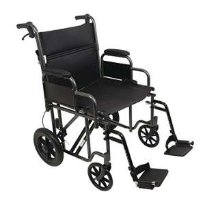 ProBasics Heavy-Duty 22" Transport Wheelchair