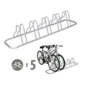 Simple Houseware 5 Bike Floor Parking Stand