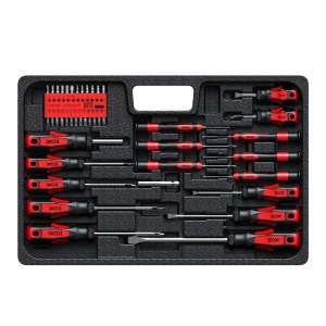 XOOL Professional 42- Pieces Screwdriver Set with a Case for Home Repair