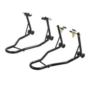Yaheetech 1 Pair Front and Rear Motorcycle Stand