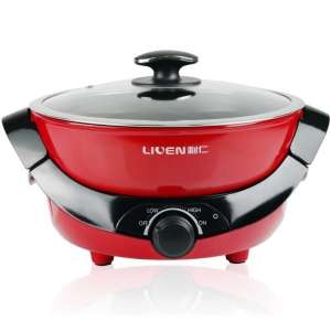 LIVEN Dual Sided 1200W Electric Hot Pot