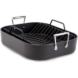 All-Clad Hard Anodized Roaster Cookware with Rack