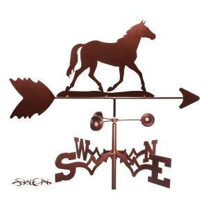 SWEN Products ~New~ Hand Made Quarter Garden Stake Horse Weathervane