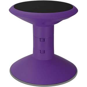 Storex 00307U01C Adjustable Wiggle Stool (Violet)