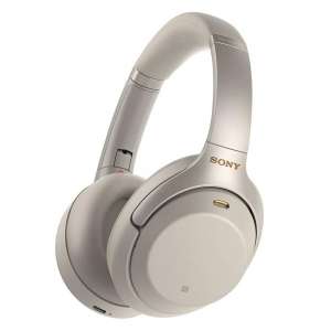 Sony WH1000XM3 Noise Cancelling Wireless Bluetooth Headphones- Silver