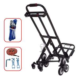 MECETE 460lbs Stair Climbing Cart with Universal Wheel